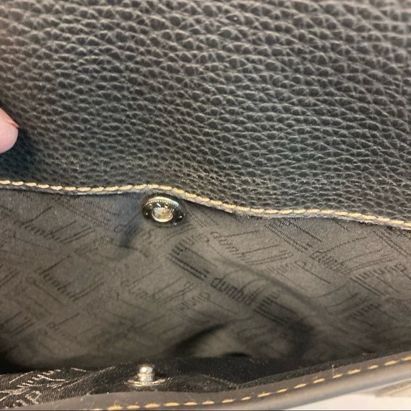 DUNHILL MEN’s Clutch Multiple Compartments Zippers Wallwt Organizer - Picture 7 of 9